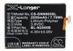 Gionee ELIFE S5.1 GN9005 Replacement Battery-main