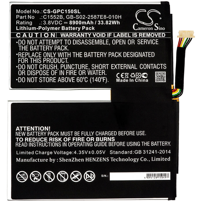 Google C1502W C1552B Pixel C Tablet Replacement Battery-3