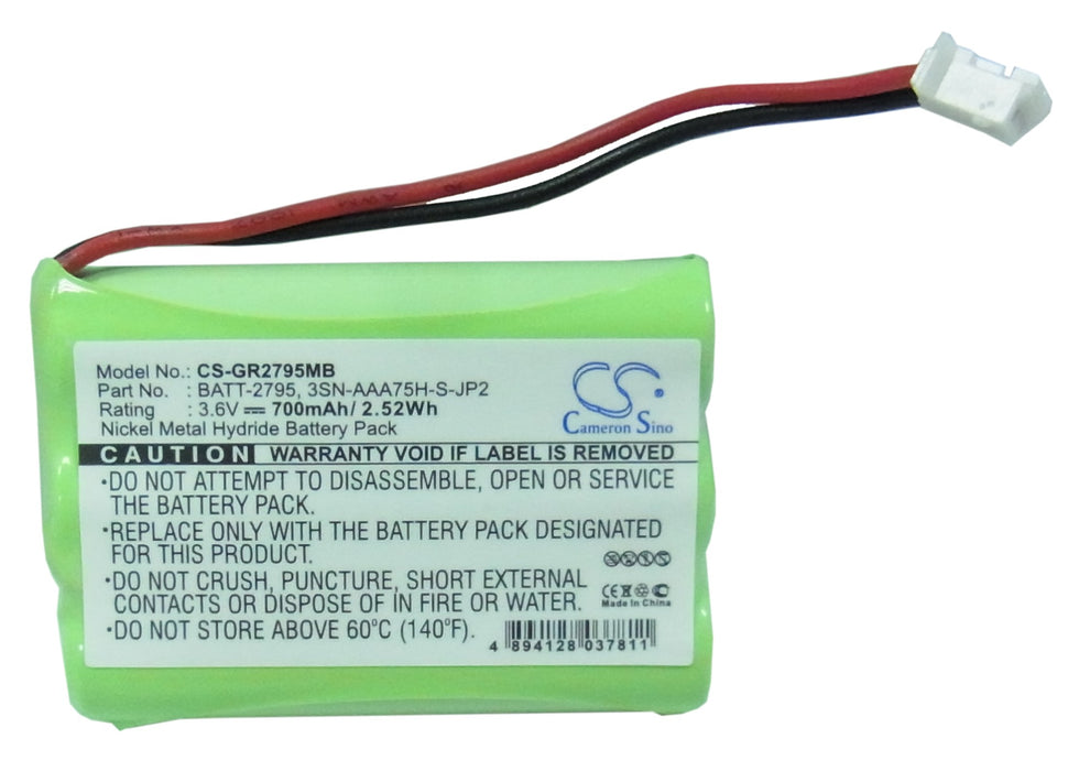 Oricom SC700 Secure 700 700mAh Baby Monitor Replacement Battery-5