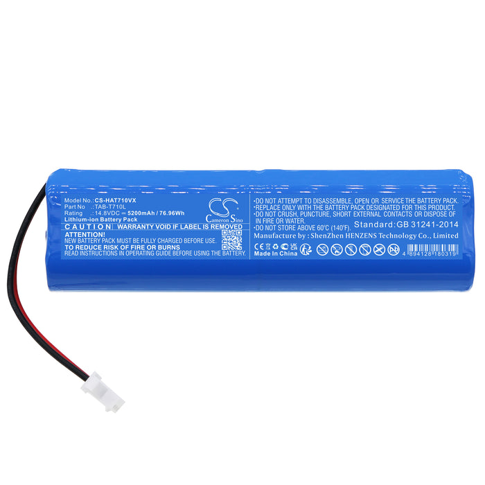 Haier TAB-QS60S TAB-T710L TAB-TS60BSC TP53 TT53 TT53 Pro Vacuum Replacement Battery
