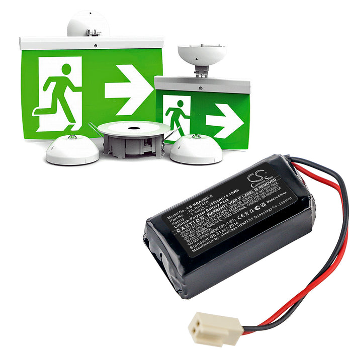 Hochiki Exit Signs Firescape luminaires Emergency Light Replacement Battery-5