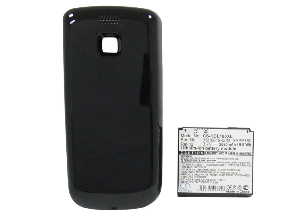 T-Mobile G1 Touch MyTouch 3G 2680mAh Black Mobile Phone Replacement Battery-5