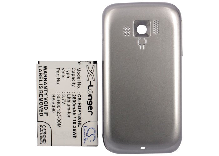 T-Mobile Touch Pro 2 Touch Pro II 2800mAh Silver Mobile Phone Replacement Battery-5