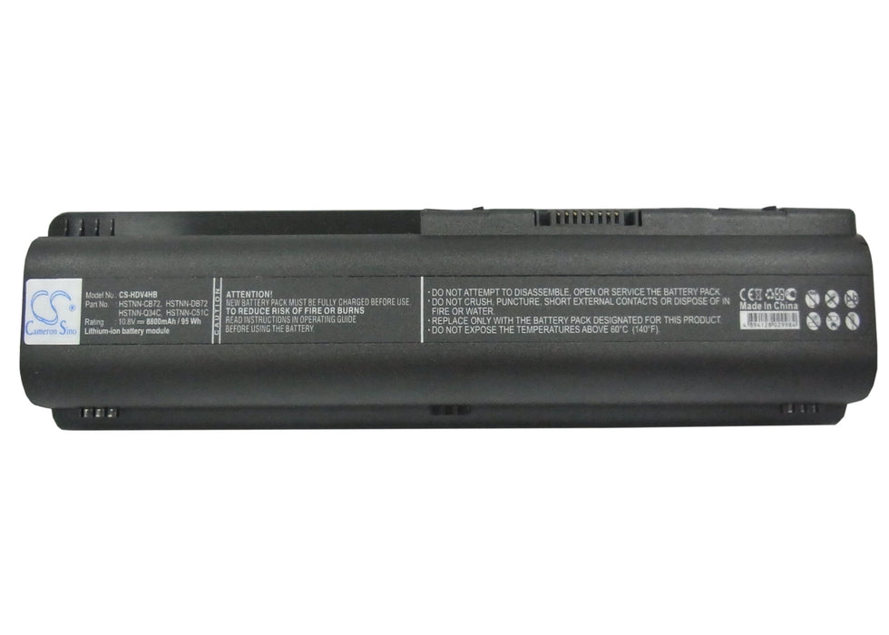 HP dv5-1017tx dv5-1018tx G60-200 G61 G70-100 G71 HDX X16-1100 HDX X16-1200 HDX X16-1300 HDX16-1140US P 8800mAh Laptop and Notebook Replacement Battery-5