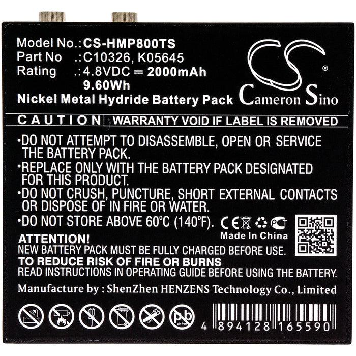 HME BP800 Beltpack Headphone Replacement Battery-3