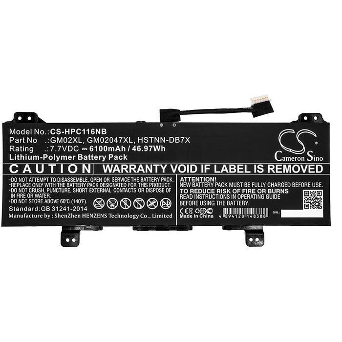 HP Chromebook 11 G6 Chromebook 11 G6 EE Chromebook 11 G7 Chromebook 11 G7 EE Chromebook 11A G6 Chromebook 11A  Laptop and Notebook Replacement Battery-3