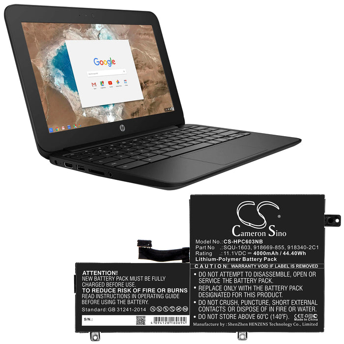 HP 11 G5 EE Chromebook Choromebook 11 G5 Laptop and Notebook Replacement Battery-5