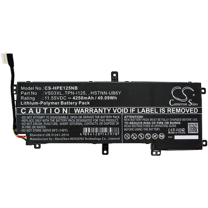 HP Envy 15-AS000 Envy 15-AS000NF Envy 15-AS000NL Envy 15-AS000NS Envy 15-AS000NT Envy 15-AS001NG W6Z52EA Envy  Laptop and Notebook Replacement Battery-3