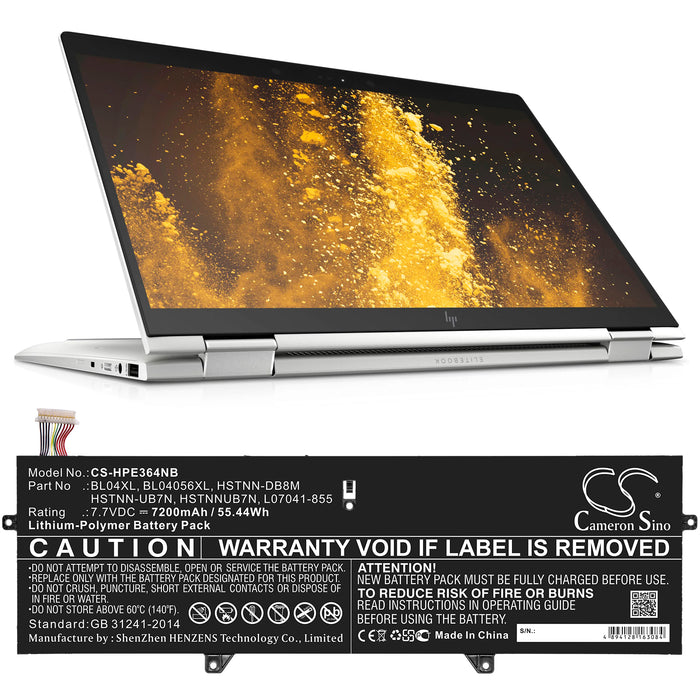 HP ELITEBOOK X360 1040 G5 EliteBook x360 1040 G5(3SH43AV EliteBook x360 1040 G5(3SH44AV EliteBook x360 1040 G5 Laptop and Notebook Replacement Battery-5