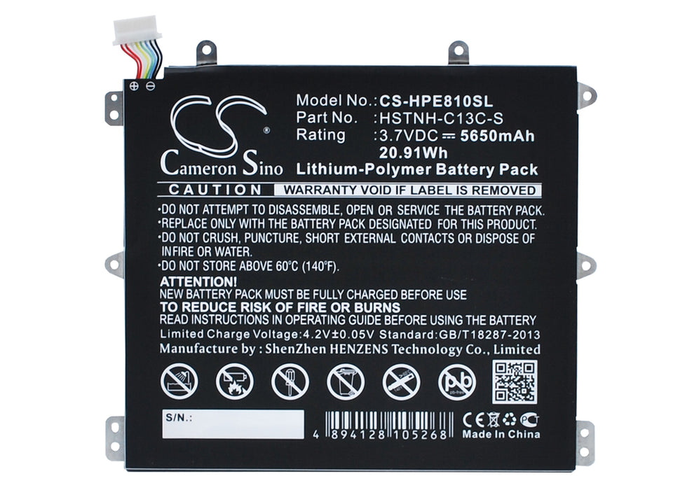 HP 7600US HSTNH-H408C Slate 8 Plus Slate 8 Pro Replacement Battery-main