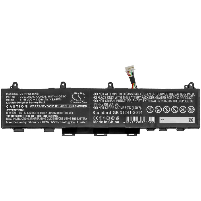 HP EliteBook 830 G7 EliteBook 835 G7 23Y57EA EliteBook 845 G7 EliteBook 845 G7-23Y60EA ZBook Firefly 14 G7 ZBo Laptop and Notebook Replacement Battery-3