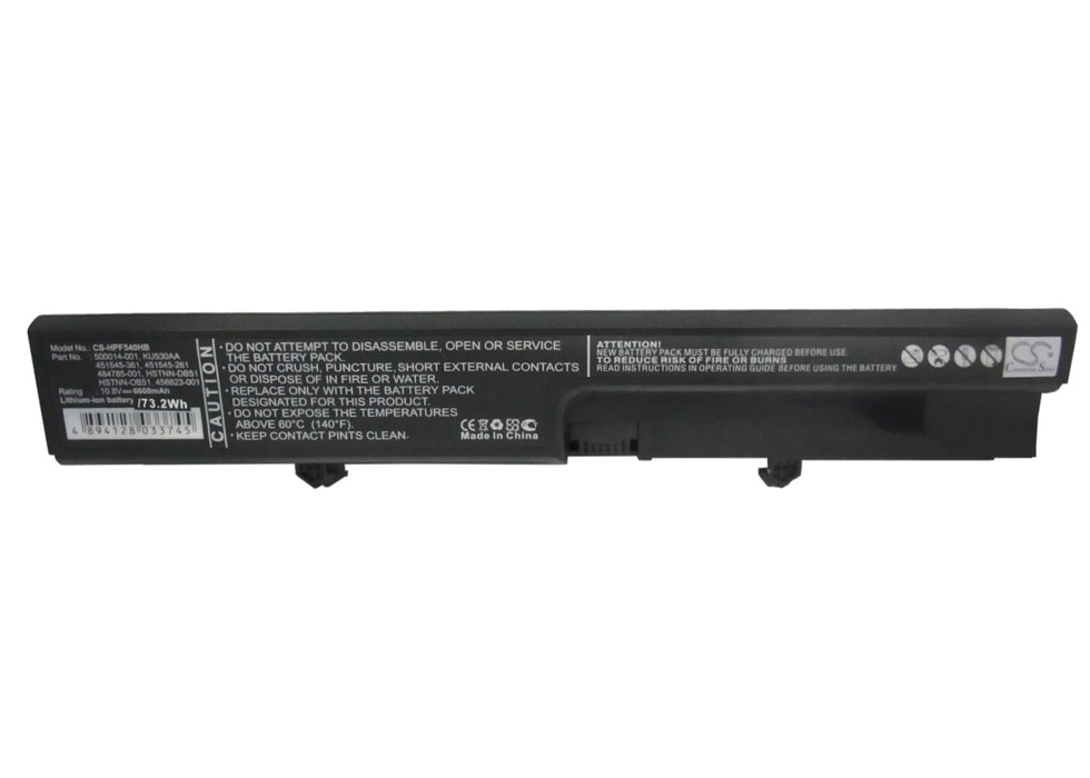 Compaq Business Notebook 6520S Business Notebook 6530s Business Notebook 6531s Business Notebook 6535S 6600mAh Laptop and Notebook Replacement Battery-5