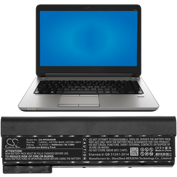 HP D9R52AV H5G74E ProBook 640 ProBook 640 G0 ProBook 640 G1 ProBook 645 ProBook 645 G0 ProBook 645 G1 ProBook  Laptop and Notebook Replacement Battery-4