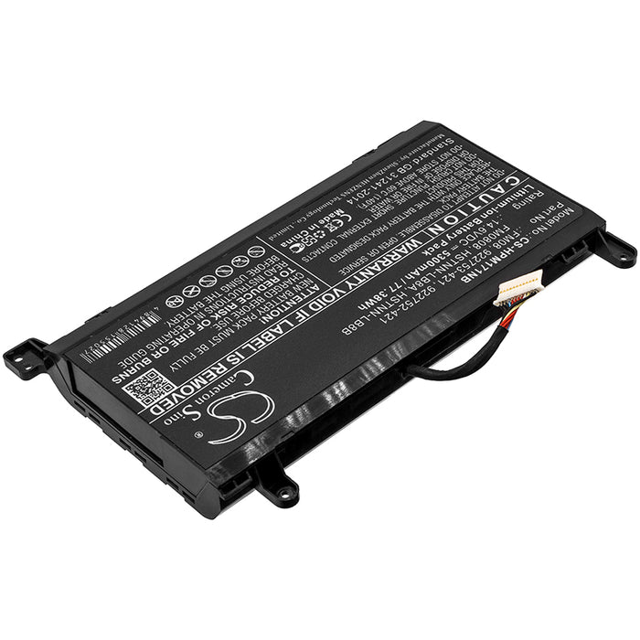 HP 17.3 i7-6700HQ Omen 17-AN Omen 17-an000 Omen 17-AN000NO Omen 17-AN000UR Omen 17-AN001NI Omen 17-AN001NM Ome Laptop and Notebook Replacement Battery-2