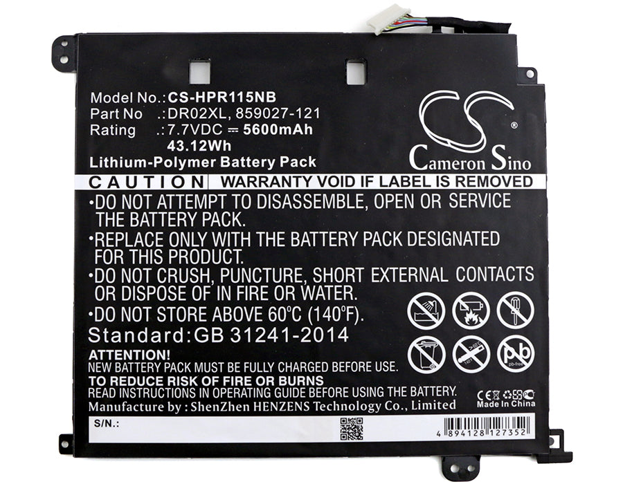 HP Chromebook 11 G5 Chromebook 11 G5(P0B77UT) Chromebook 11 G5(P0B78UT) Chromebook 11 G5(P0B79UT) Chromebook 1 Laptop and Notebook Replacement Battery-3