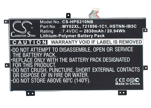 HP Pavilion 11in Pavilion 11-h000 Pavilion 11-h000 Replacement Battery-main