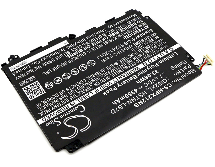 HP Pavilion X2 - 12-B096MS Pavilion X2 12 Pavilion X2 12-B000 Pavilion x2 12-b000ng Pavilion X2 12-B010N Pavil Laptop and Notebook Replacement Battery-2