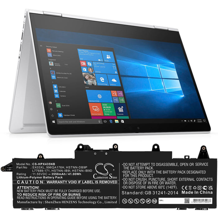 HP ProBook x360 435 G7 Laptop and Notebook Replacement Battery-6
