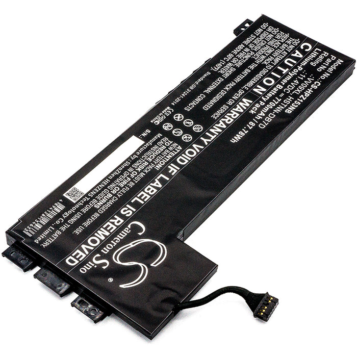 HP ZBook 15 G3 ZBook 15 G3 (T7V50EA) ZBook 15 G3 (T7V51EA) ZBook 15 G3 (T7V51ET) ZBook 15 G3 (T7V52EA) ZBook 1 Laptop and Notebook Replacement Battery-2