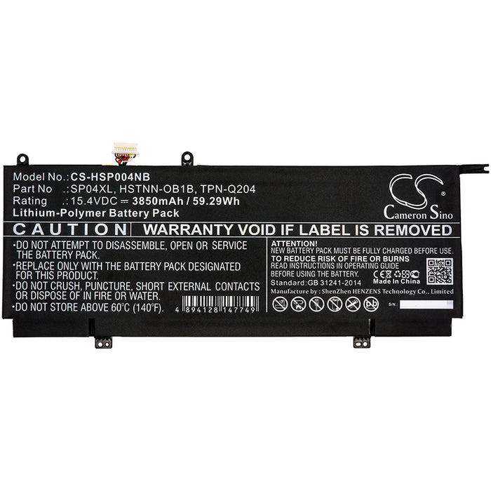 HP pectre X360 13-AP0044TU Spectre X360 13-AP0000NA Spectre X360 13-AP0000NB Spectre X360 13-AP0000NC Spectre  Laptop and Notebook Replacement Battery-3