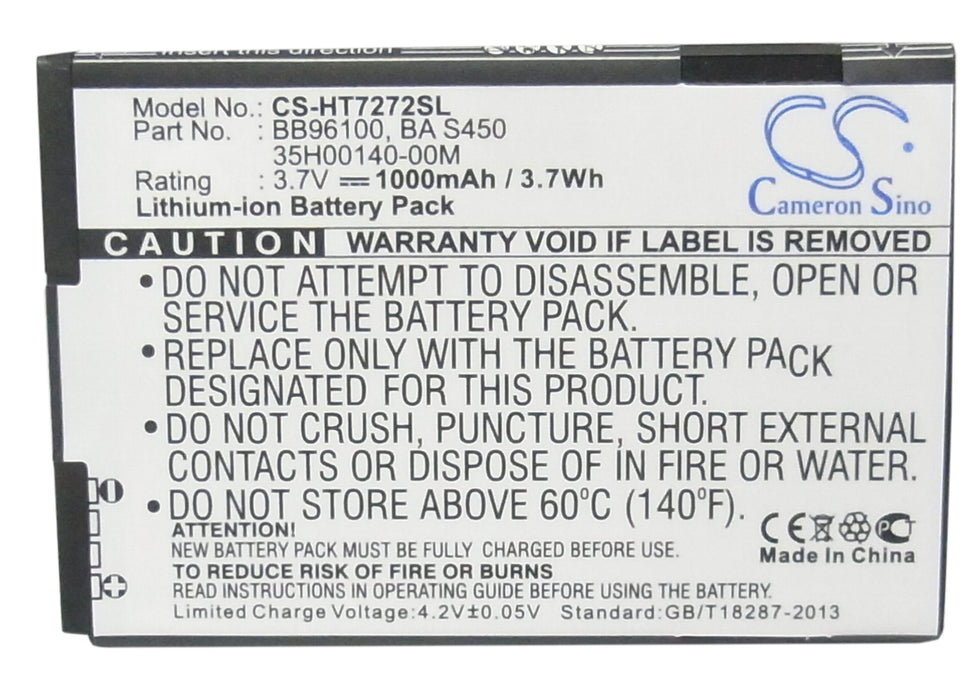 T-Mobile G2 1000mAh Mobile Phone Replacement Battery-5