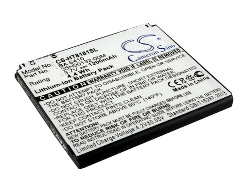 SoftBank X06HT X06HT II Black 1200mAh Replacement Battery-main