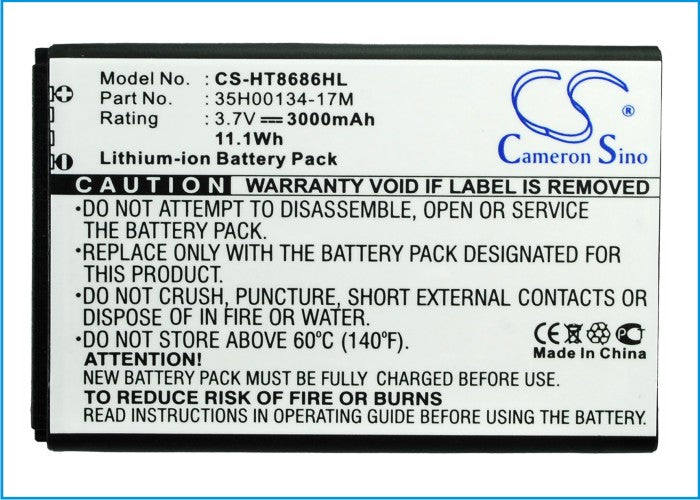 Verizon MWP6985 MWP6985VW Trophy 3000mAh Mobile Phone Replacement Battery-5
