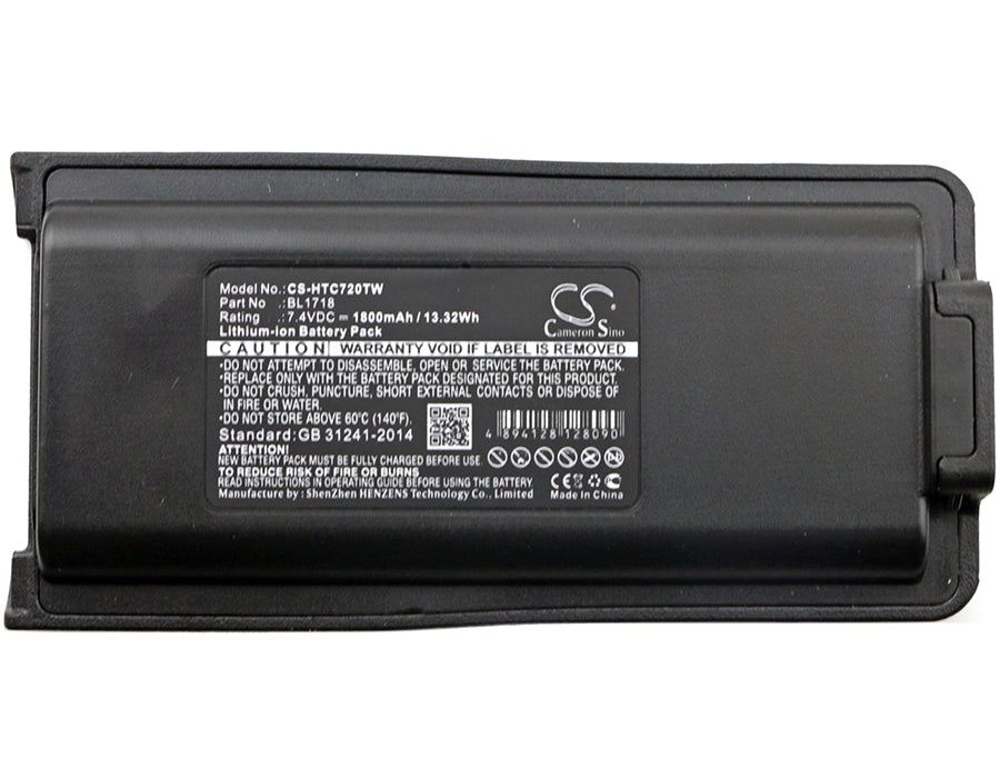 HYT TC3000G TC700G TC-720S Two Way Radio Replacement Battery-5