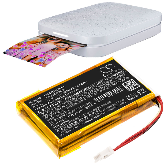 HP Sprocket 200 Printer Replacement Battery-6