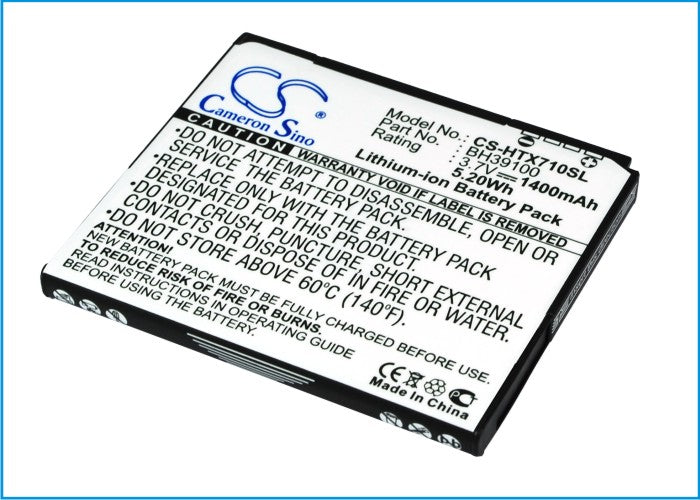 HTC G20 Holiday Omega PH39100 Raider 4G LTE Vivid Vivid 4G X710a X710e X710s Mobile Phone Replacement Battery-2