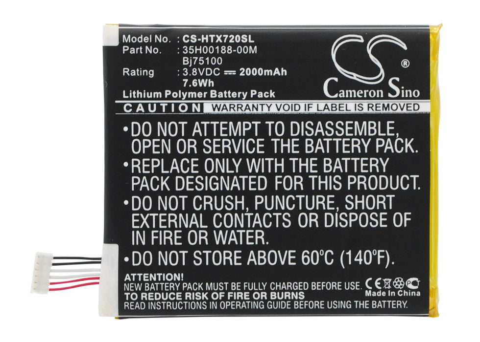 At&T One X Plus s728e Replacement Battery-main