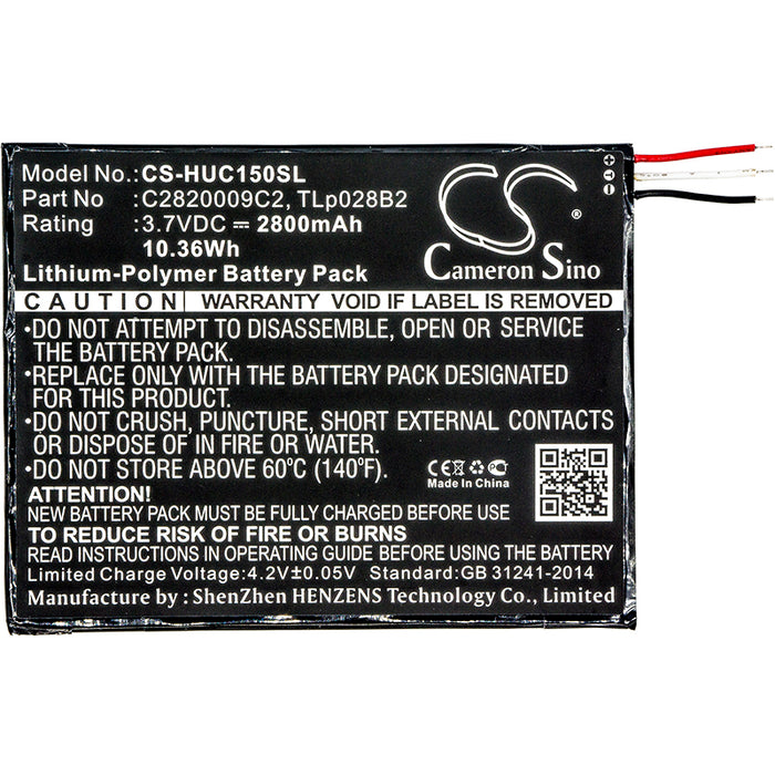 Kurio C15100M C15150M Tab 2 Xtreme 2 Tablet Replacement Battery-3