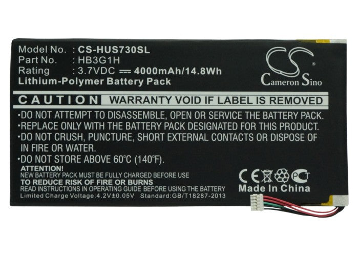 Huawei Baggio2-U02A MediaPad MediaPad 7 MediaPad 7 Lite MediaPad S7-301u MediaPad S7-301w MediaPad S7-302 MediaPad S7-303 M Tablet Replacement Battery-5