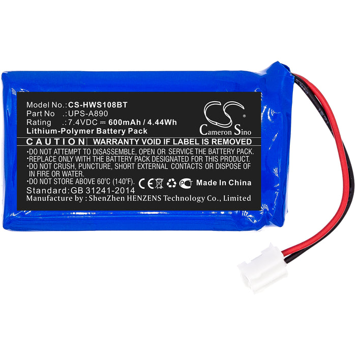 Chuango WS-108 Alarm Replacement Battery-3