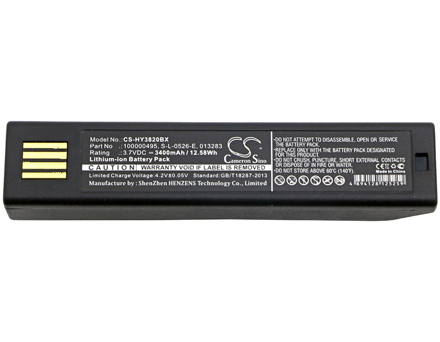 Keyence HR-100 3400mAh Replacement Battery-3