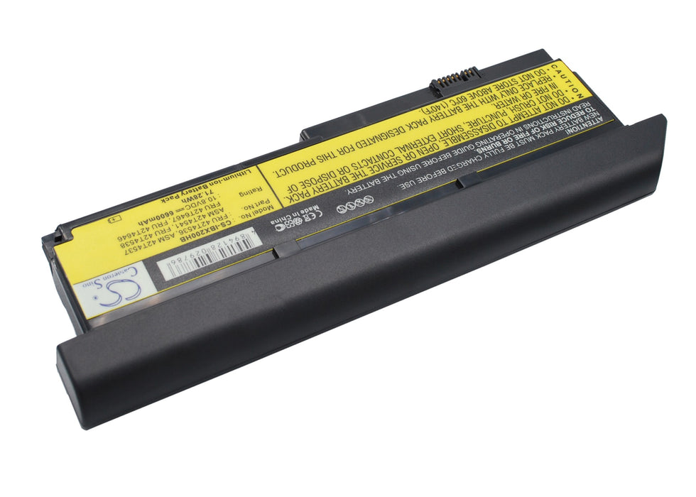 IBM ThinkPad Elite X200 ThinkPad Elite X200s ThinkPad X200 ThinkPad X200 7454 ThinkPad X200 7458 Think 6600mAh Laptop and Notebook Replacement Battery-3