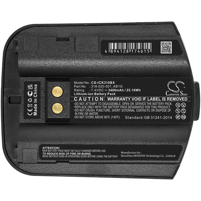 Intermec Charge 5 JBLCHARGE5BLUAM Barcode Replacement Battery