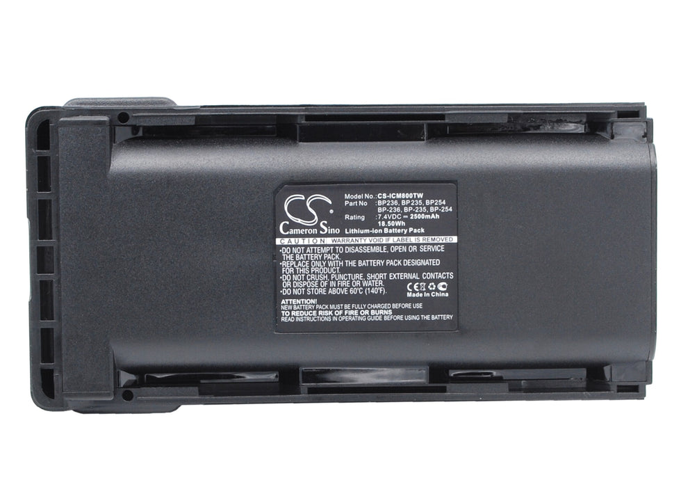 Icom IC-F70 IC-F70D IC-F70DS IC-F70DST IC- 2500mAh Replacement Battery-main