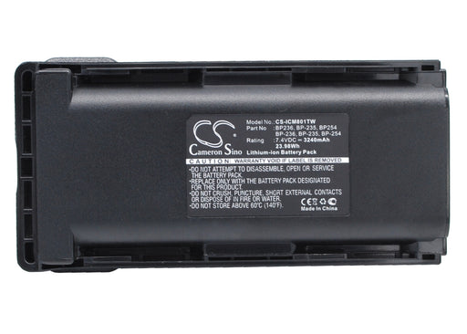 Icom IC-F70 IC-F70D IC-F70DS IC-F70DST IC- 3240mAh Replacement Battery-main