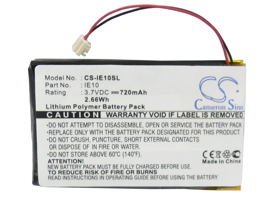 Iriver E10 E10CT HDD Jukebox IRI-E10 Media Player Replacement Battery-5