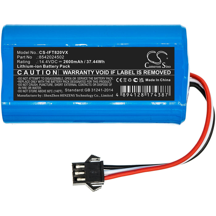 Infinuvo Move 5000 Move 5000F Move 5000s Vacuum Replacement Battery-3