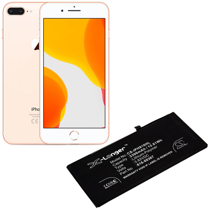 Apple A1864 iPhone 8 Plus iPhone 8+ MQ8D2LL A MQ8E2LL A MQ8F2LL A MQ8G2LL A MQ8H2LL A MQ8J2LL A 3300mAh Mobile Phone Replacement Battery-5