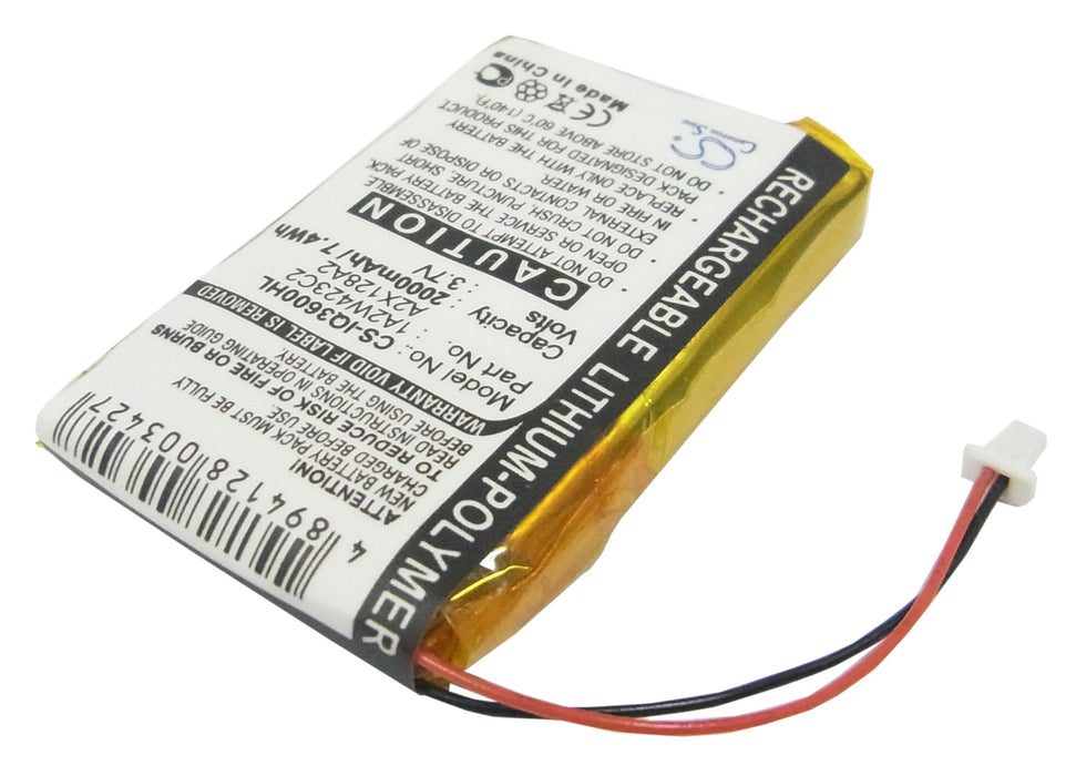 Garmin iQue 3200 iQue 3600 iQue 3600a 2000mAh GPS Replacement Battery-2