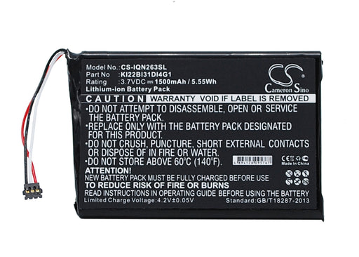 Garmin 010-01188-02 2689LMT 2689LMT 6-inch Nuvi 26 Replacement Battery-main