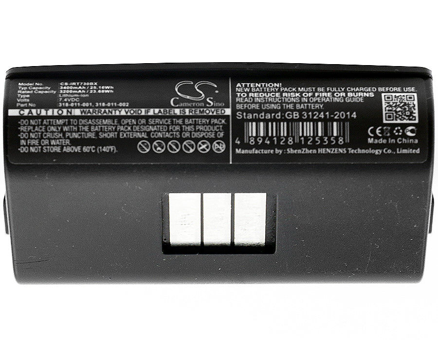Intermec 700 700 Color 710 710C 720 730 74 3400mAh Replacement Battery-5