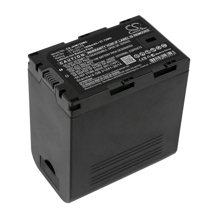 JVC GY-HM200 GY-HM200E GY-HM200ESB G Black 7800mAh Replacement Battery-main