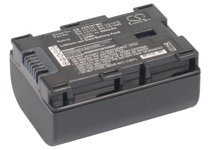 JVC GZ-E10 GZ-E100 GZ-E200 GZ-E200AU GZ-E20 890mAh Replacement Battery-main