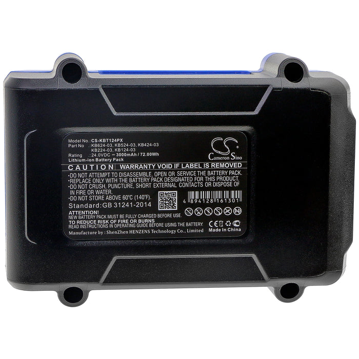 Kobalt 0856455 1518740 KDD 524B-03 KDP 524 3000mAh Replacement Battery-5