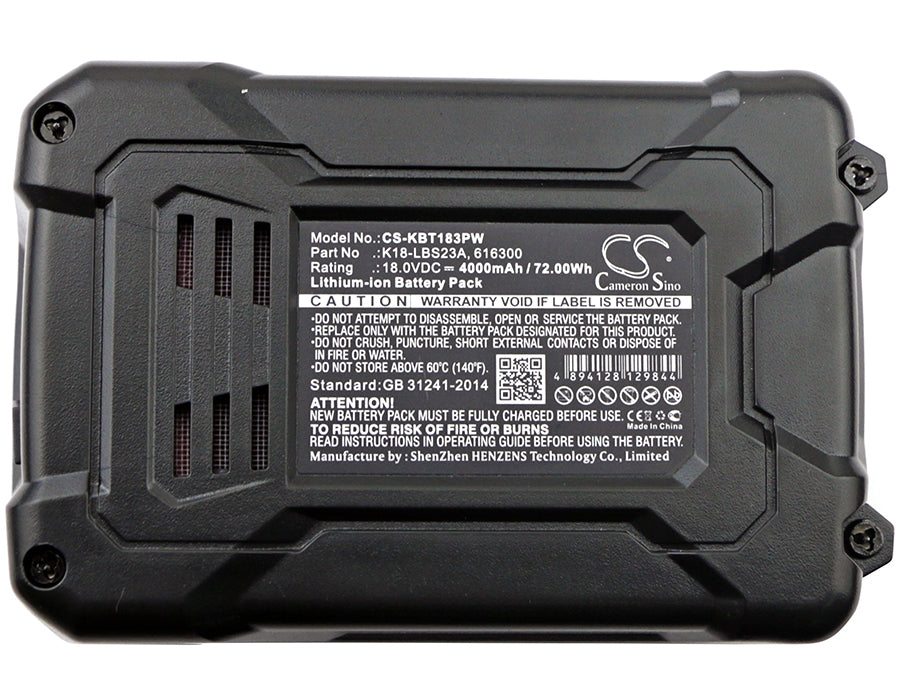 Kobalt K18LD-26A 4000mAh Replacement Battery-5