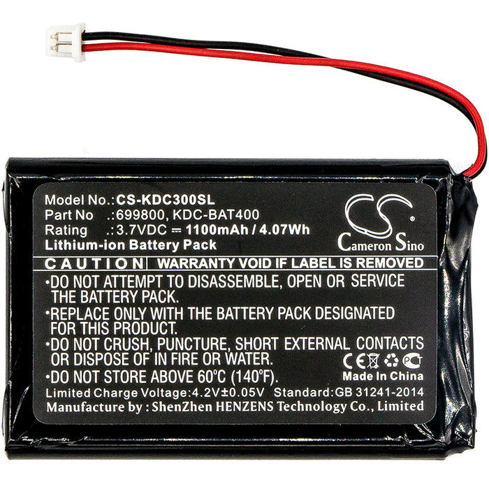 Koamtac KDC30 KDC350 KDC350R2 KDC400 KDC410 KDC411 Replacement Battery-3